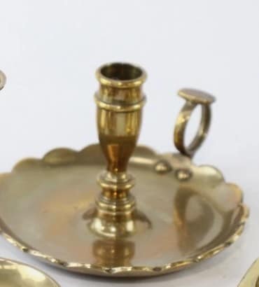 Vintage Brass Candlestick Holders Singles Of Various Styles