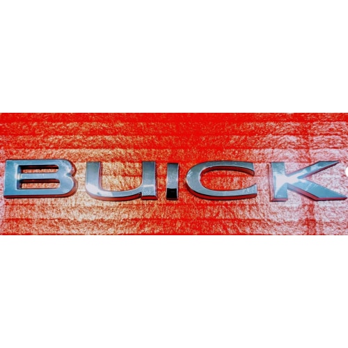 Buick Lacrosse Rear Emblem Letters Badge Nameplate Chrome Peel and Stick Letter