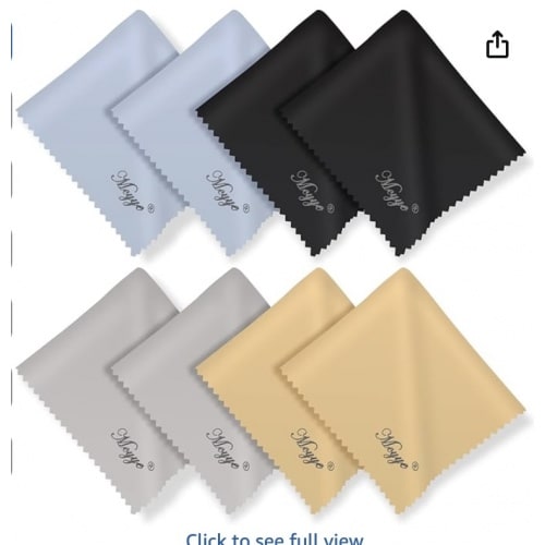 8 PCS Eyeglass Microfiber Cleaning Cloth for Glasses