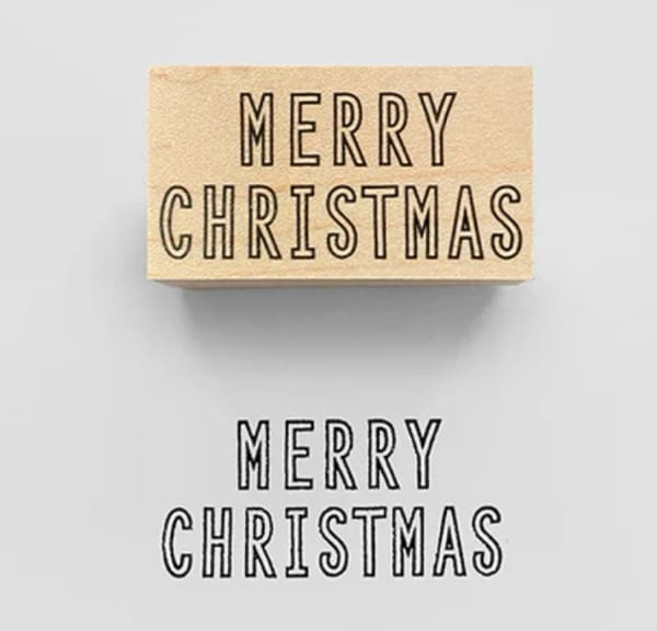 KNOOPWORKS スタンプ ヒイラギ HOLLY もみの木 MERRY CHRISTMAS