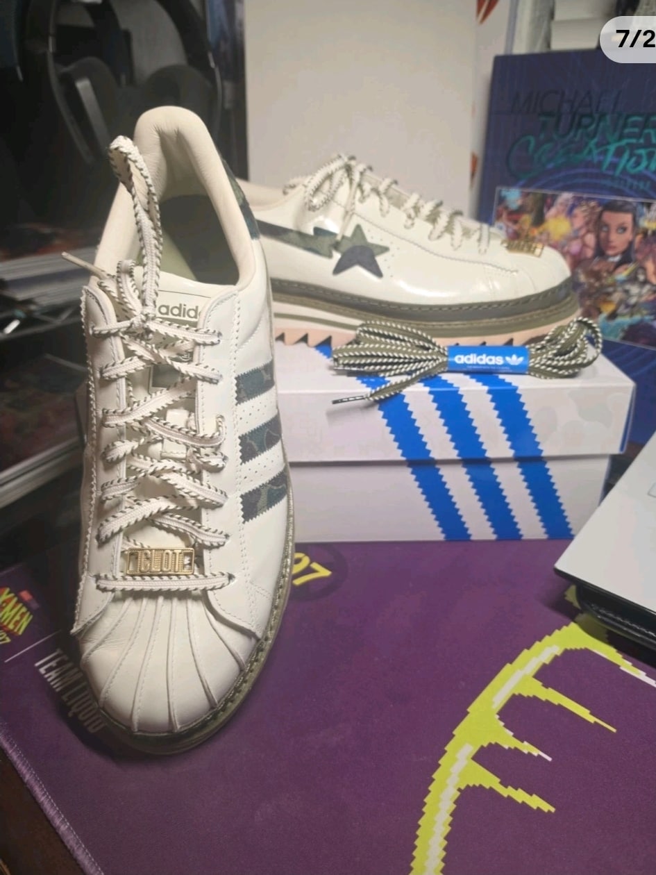 Ebay 206359758530 ADIDAS CLOT X BAPE SUPERSTAR  BY EDISON CHEN SIZE 11 WITH BOX ACCESSORIES 2025