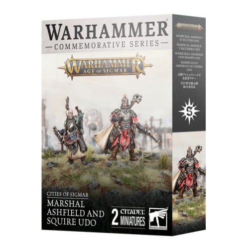 Warhammer+ Year 4: Cities of Sigmar Marshal Ashfield and Squire Udo