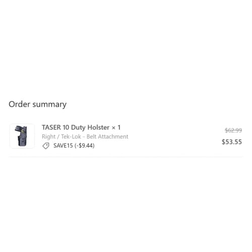 TASER 10 Duty Holster