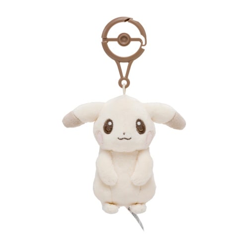 カラビナ付きマスコット ぽこ あ ポケモン ピカチュウ（うすいろ）