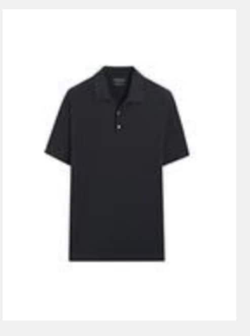cotton knit polo shirt