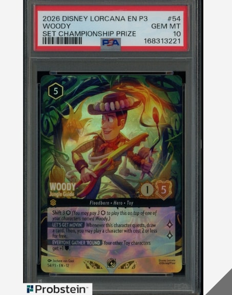 2026 Disney Lorcana EN P3 Set Championship Prize 54 Woody