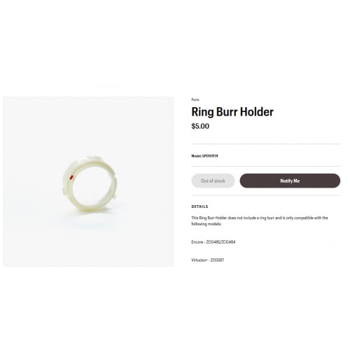 SP0101174 Ring Burr Holder