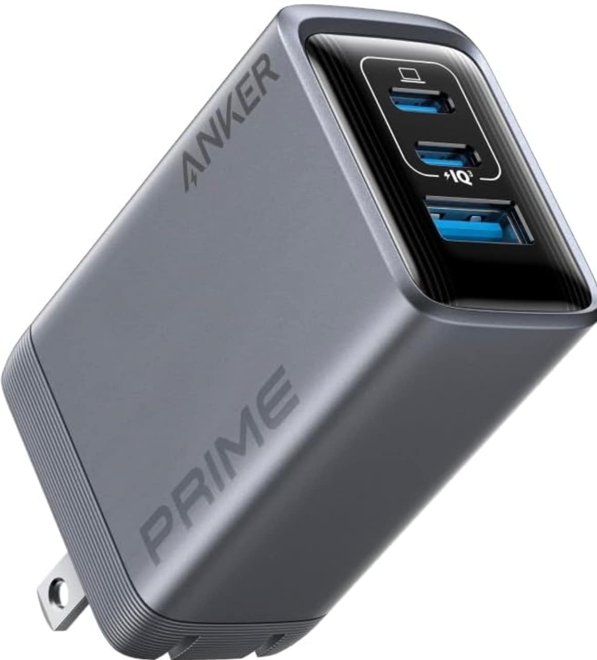 Anker Prime Charger (100W, 3 Ports, GaN), Compliant with PSE Technology Standards