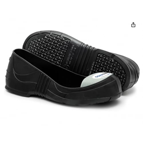 Oshatoes Composite (Metal-Free) Safety Toes PVC Overshoe - White Toe Cap - 2XLargeOshatoes Composite (Metal-Free) Safety Toes PVC Overshoe - White Toe Cap - 2XLarge