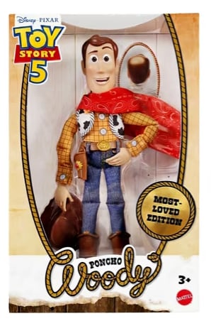 Disney and Pixar Toy Story 5 Poncho Woody Ragdoll