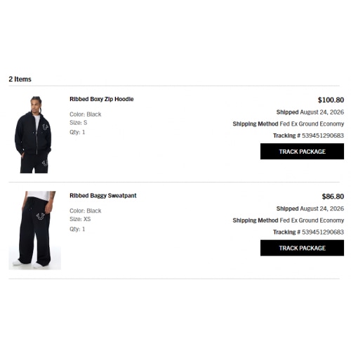 ribbed baggy sweatpant