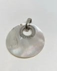 STERLING SILVER SILPADA DESIGNER MOTHER OF PEARL STAMPED 925 PENDANT