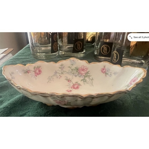 Used Porcelain Candy Dish