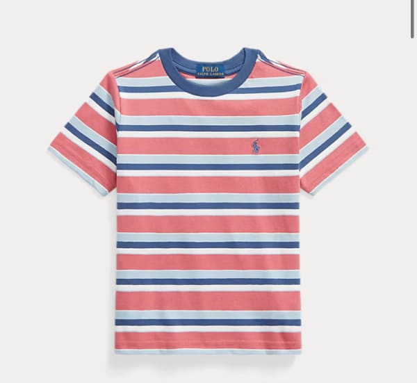 Striped Cotton Jersey Tee