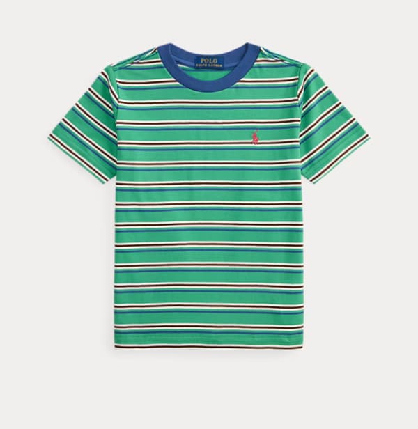 Striped Cotton Jersey Tee