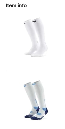 CEP Mens Core Run Tall Compression Socks 5.0