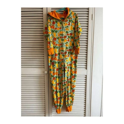 Used Duns Sweden onesie 122 128 jade pumpkin squash