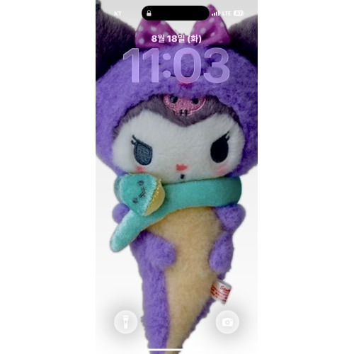 Sanrio LNY 2025 Year of the Snake Plush Keychain - Kuromi