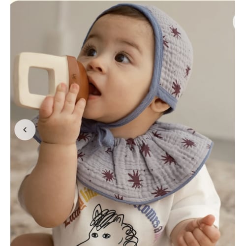 COTTON GAUZE BONNET