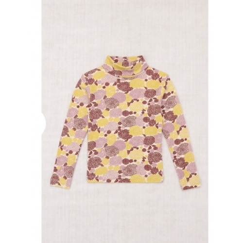 String/Antique Rose Chrysanthemum Turtleneck