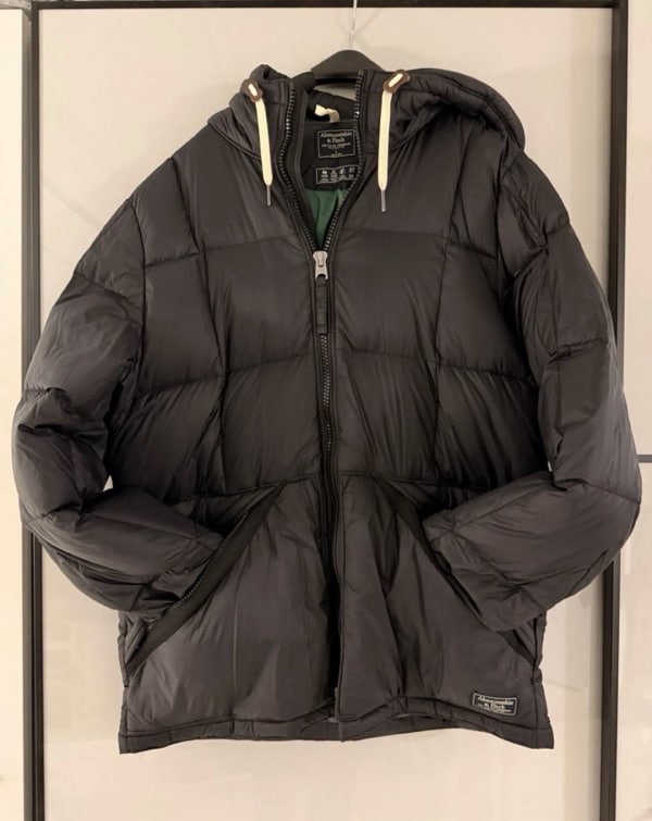 USED abercrombie mens puffer