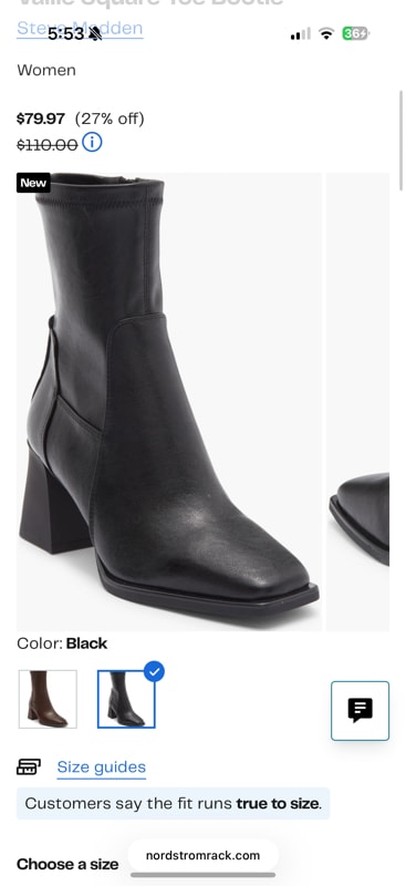 Vallie Square Toe Bootie