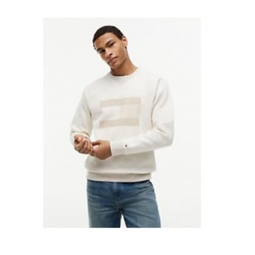 Flag Logo Brushed-Back Raglan Sweatshirt