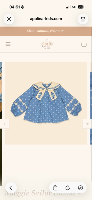 Maggie Sailor Blouse