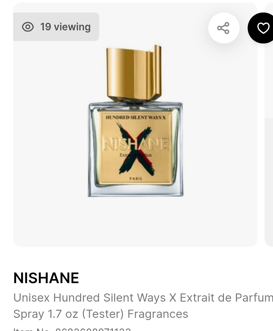 Unisex Hundred Silent Ways X Extrait de Parfum Spray 1.7 oz (Tester) Fragrances