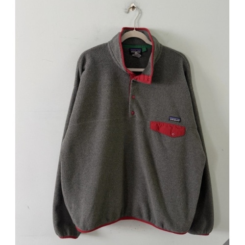 Patagonia Synchilla Snap-T Fleece Pullover Mens Jacket Gray Size XL Outdoor