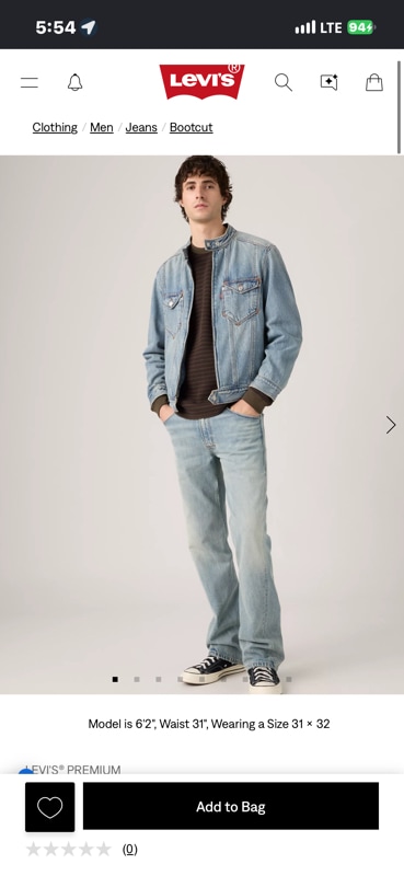 Twisted Slim Kick Flare Mens Jeans