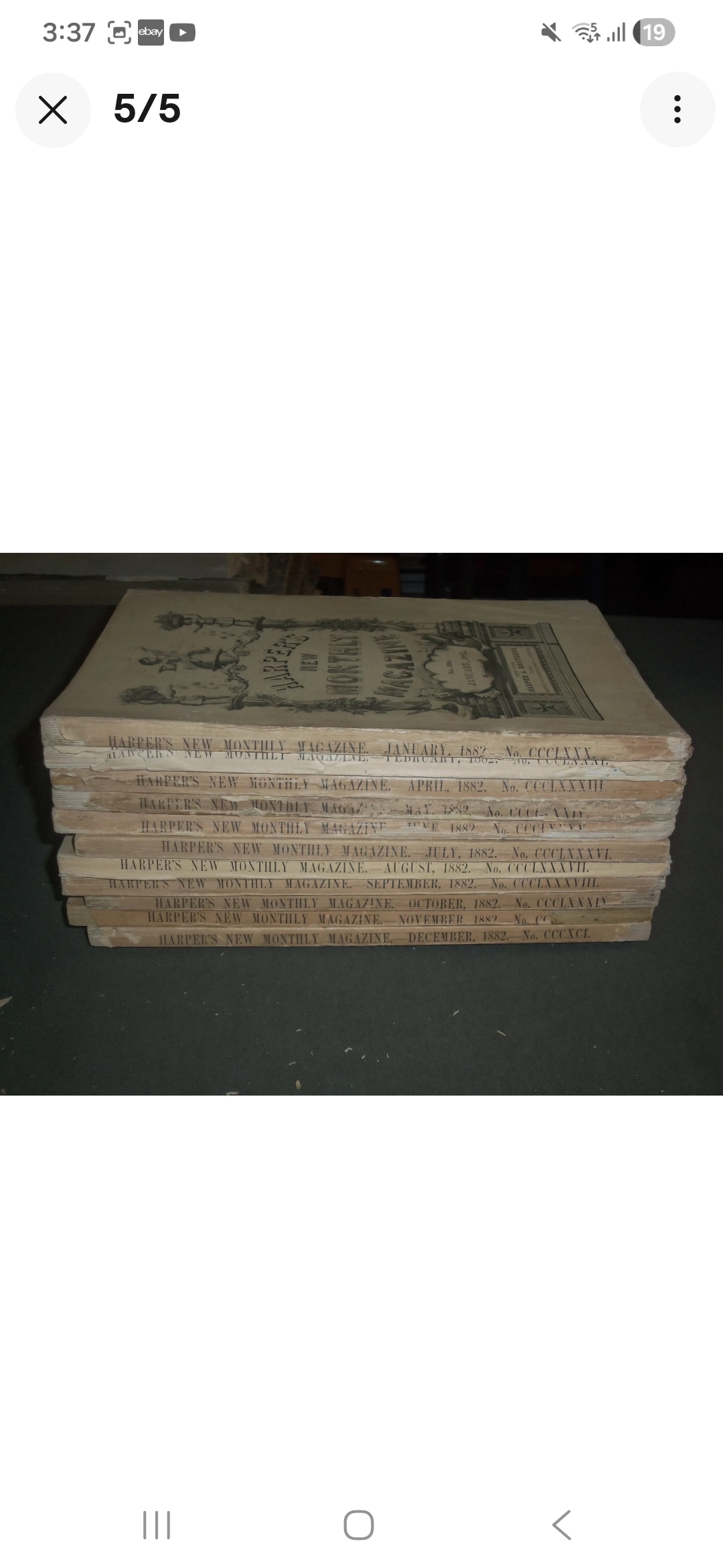 1882 HARPERS MONTHLY MAGAZINE STORIES  ILLUSTRATIONS  WR 700F