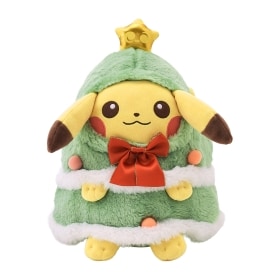もちふわぬいぐるみ クリスマスじゅんびチュウ！ ツリーごっこピカチュウ Fluffy Plush Toy Christmas preparations! Pikachu Tree Play