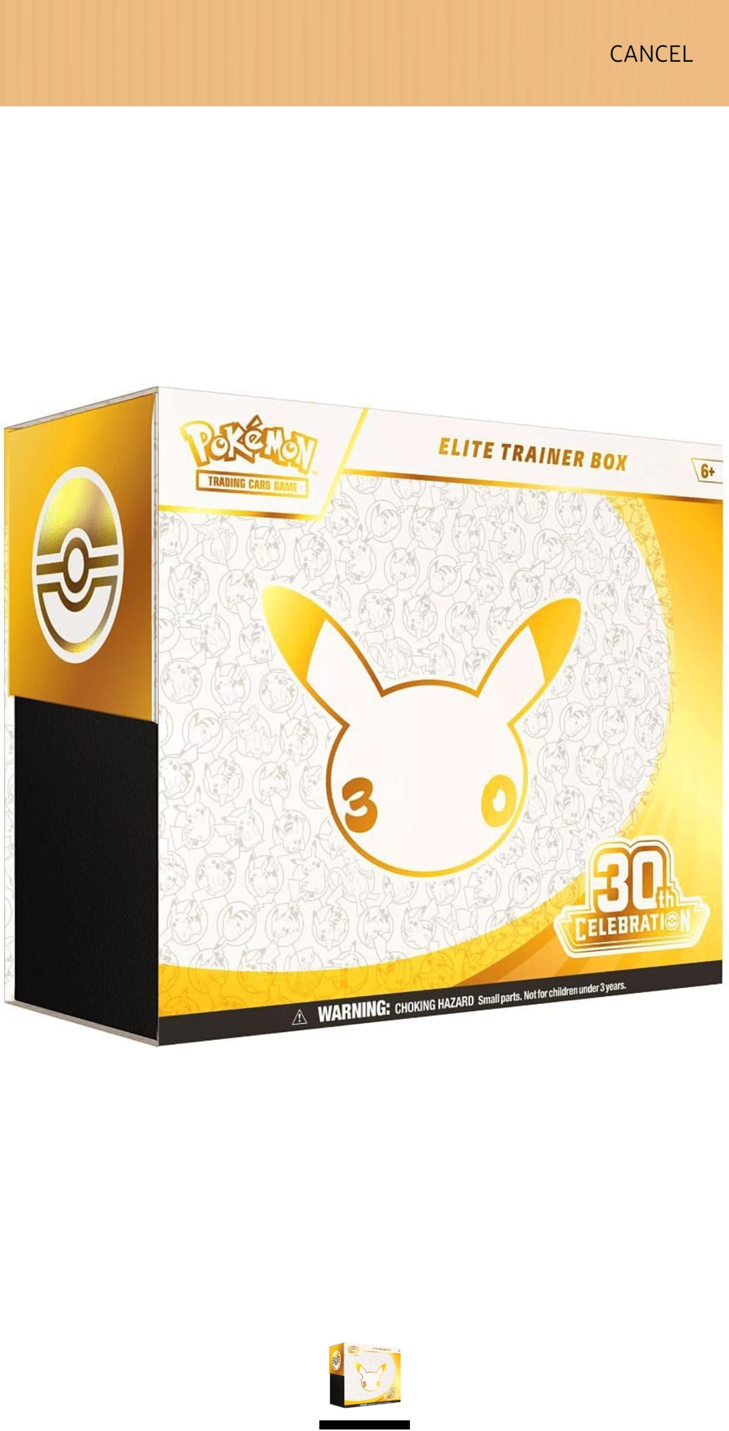 Pokémon TCG: 30th Celebration Elite Trainer Box