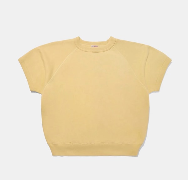 Half Sleeve Sweatshirts Yellow