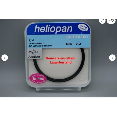 Heliopan UV Filter SH PMC - SLIM Version ES72