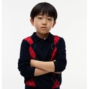 Kids Cotton-Wool Blend Sweater Polo
