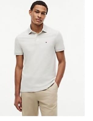 Slim Fit Stretch Pique Polo