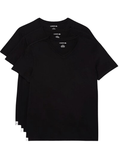 아마존미국) 라코스테 맨 코튼 레귤러핏 언더셔츠 3pk $42.50