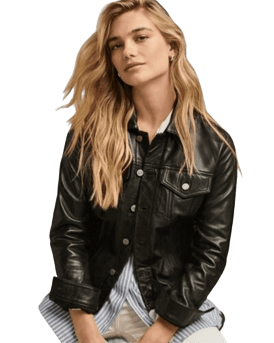 럭키브랜드) 최대 75% 할인중!! 리얼레더 트러커 자켓 $149.99