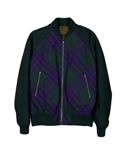 조마샵) 버버리 체크 봄버 자켓 88% 할인 -> $447.98