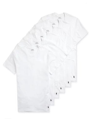메이시스) 폴로랄프로렌 클래식핏 크루넥 언더셔츠 5+1 $48.65