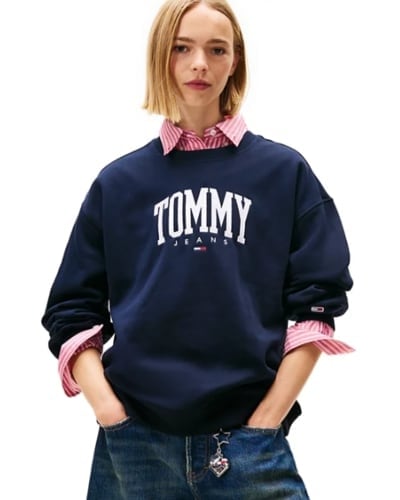 메이시스) 타미진 컬리지에잇 크루넥 로고 스웻셔츠 $39.75