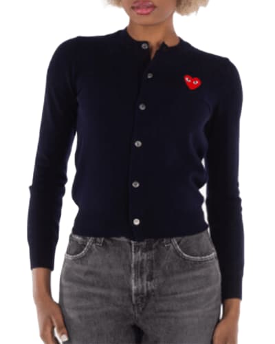 조마샵) 꼼데가르송 하트로고 가디건 $160.95