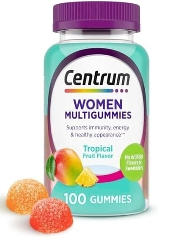 아마존미국) 50일치 비타민을 센트륨 구미로 섭취하세요!! $10.99