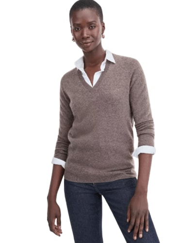 메이시스) 차터클럽 캐시미어 100% V넥 스웨터 $47.70