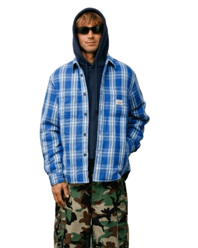 스투시) 국내보다 빠른 신상!! 라우 플레이드 셔츠 자켓 $175.00