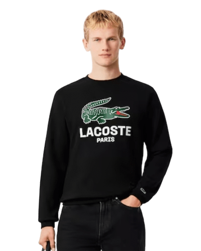 라코스테) 클래식핏 프린트 크루넥 스웻셔츠 $57.99