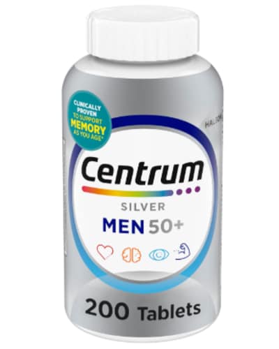 아마존미국) 센트륨 실버 남성용 종합비타민 200정 대용량 $9.12