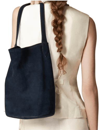 제이크루) 버클리 스웨이드 가죽 버킷백 $64.00